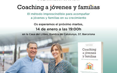 Presentación libro Coaching a jóvenes y familias día 14 de enero a las 19:00 H